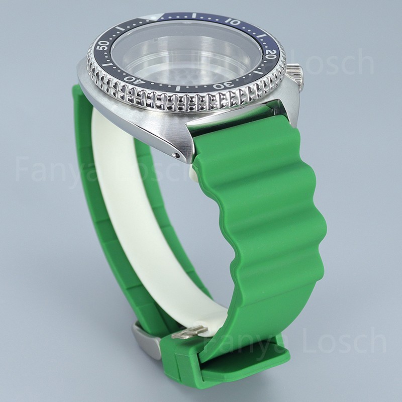 45mm Watch Case Strap Modify turtle skx007/009 Mod Sapphire For Seiko NH34 35 38