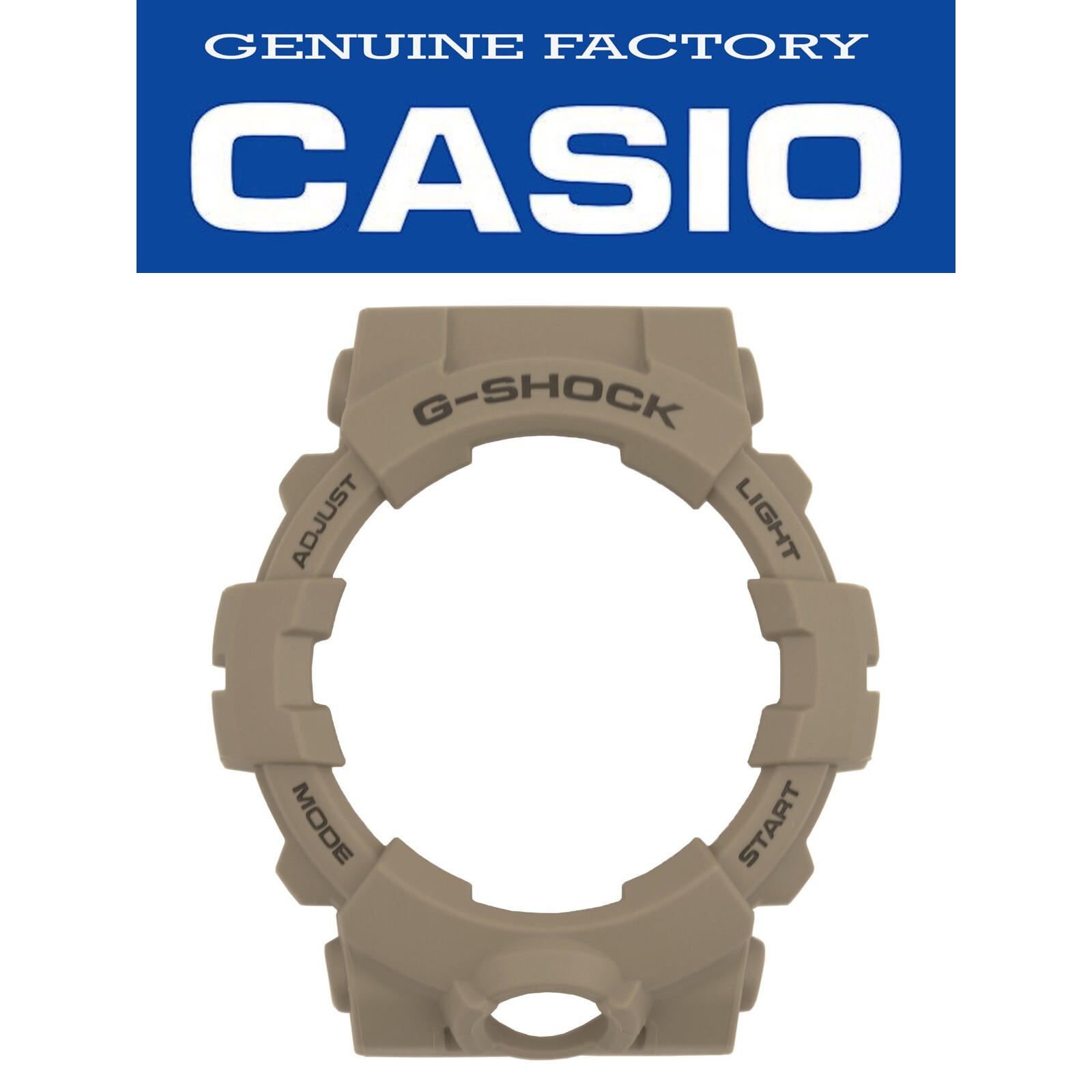 Genuine CASIO G-SHOCK Watch Band Bezel Shell GBD-800UC-5 Beige Rubber Cover