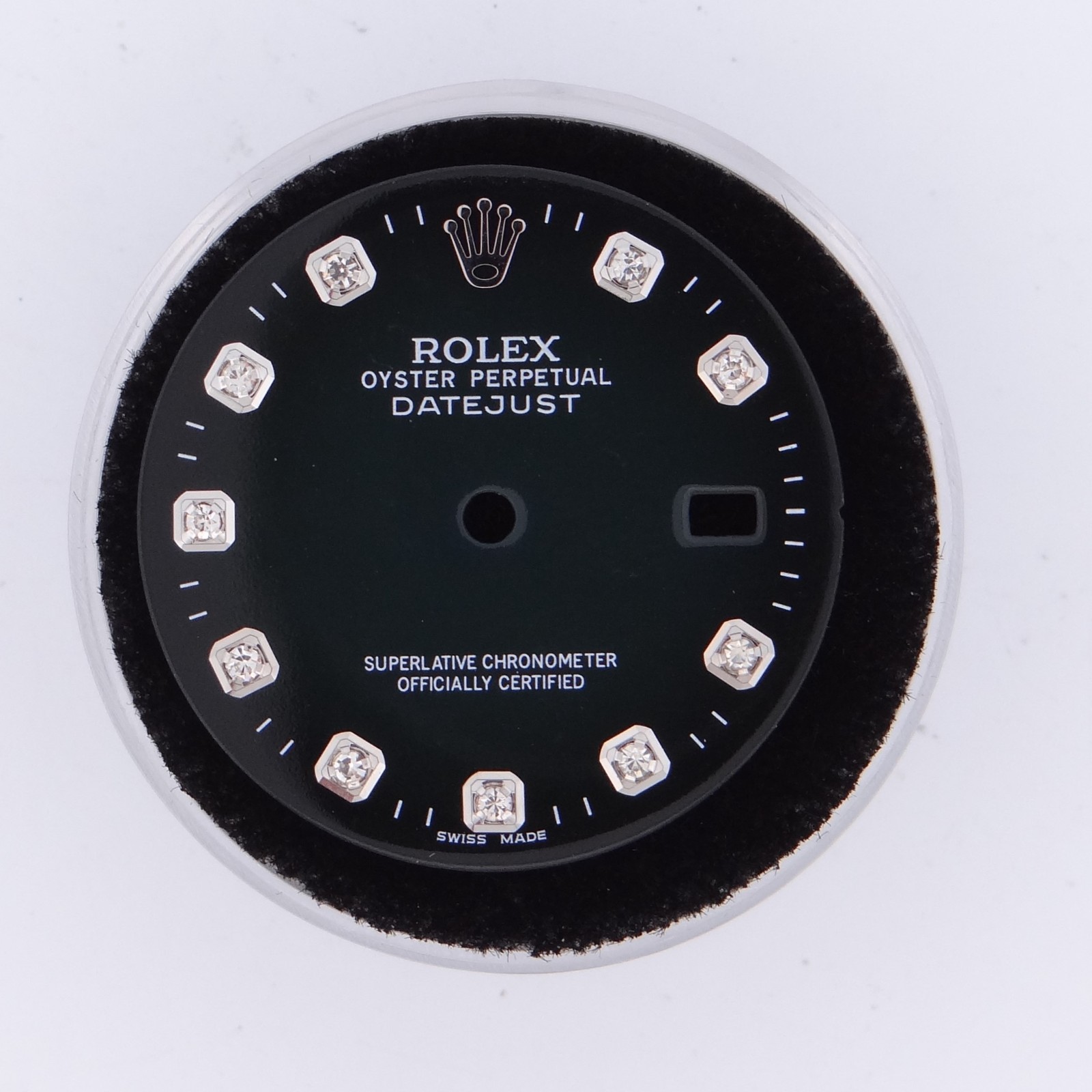 Rolex 36mm Aftermarket Datejust Vignette Green Diamond Dial 16014 16030 16220