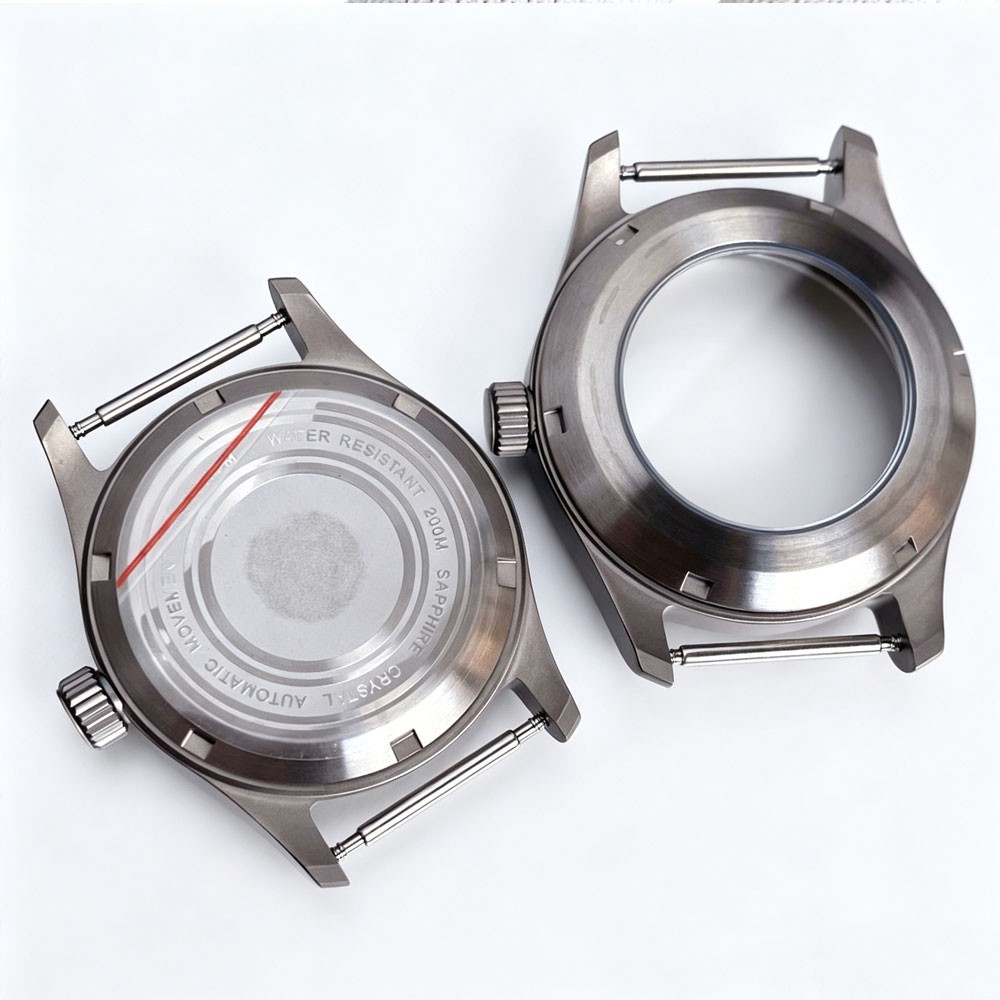 36mm 200M Waterproof Titanium Dive Watch Case for NH35 PT5000 Pilot Sapphire