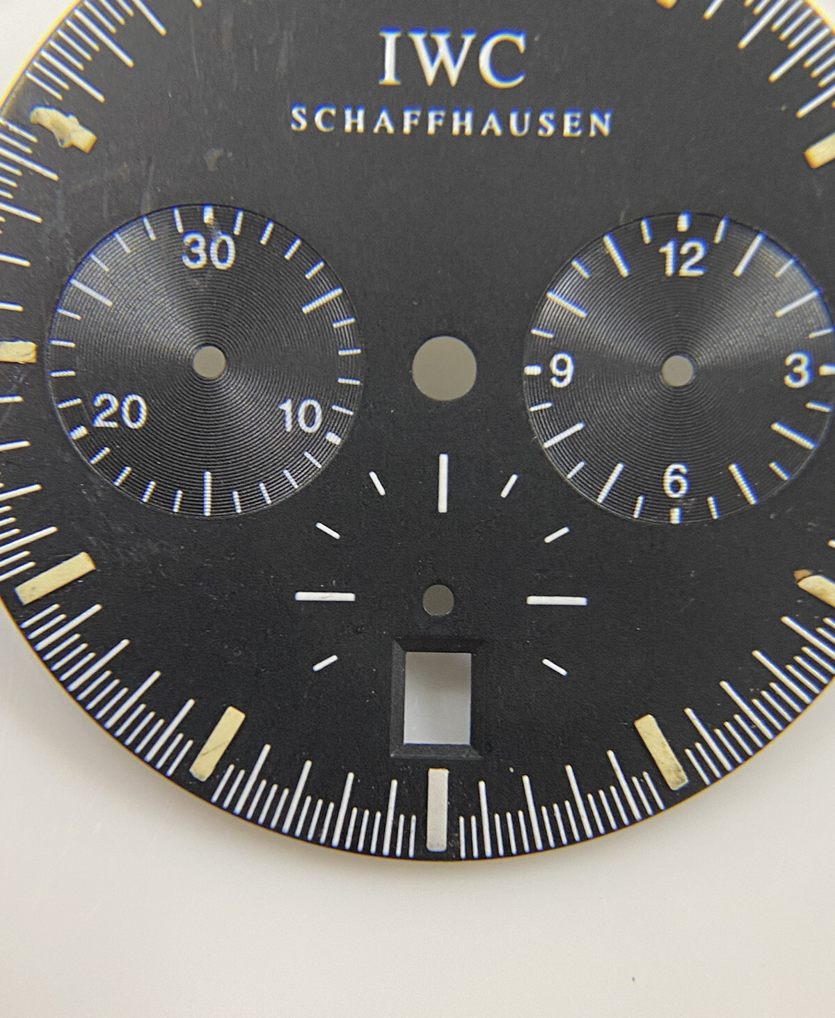 Original IWC GST SCHAFFHAUSEN Chronograph IW372701 Black 27mm Dial