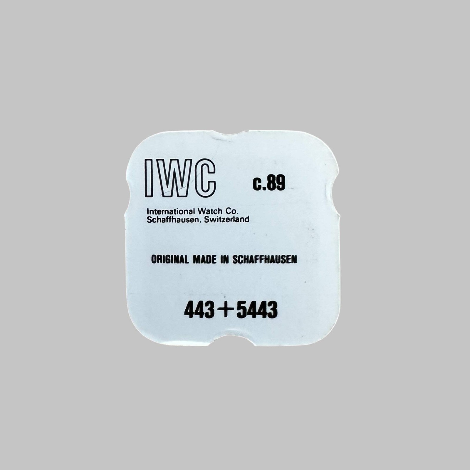 Iwc C. 89 setting lever 443