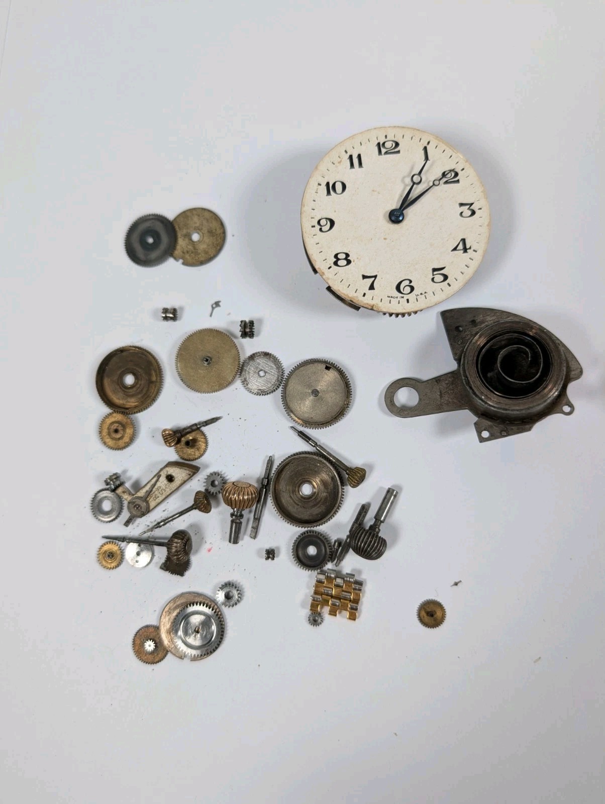 Vintage Watch Clock Movement Parts Lot PARTS REPAIR CRAFT
