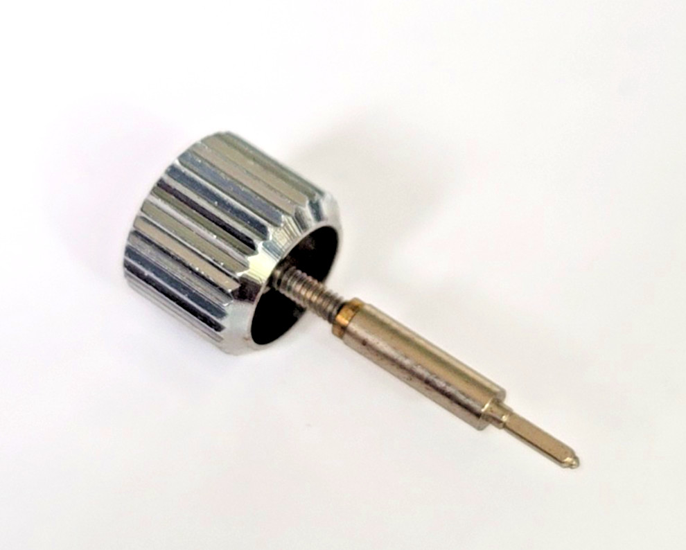 NOS Winding Crown & Stem for Baumgartner Frères BFG Cal. 552 Stopwatch – PB9