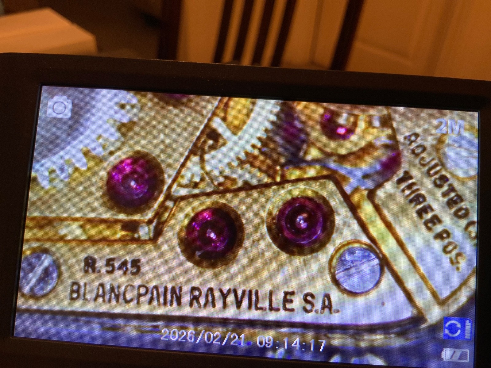 BLANCPAIN Rayville UTI – R. 545 Watch Movement – sold for parts