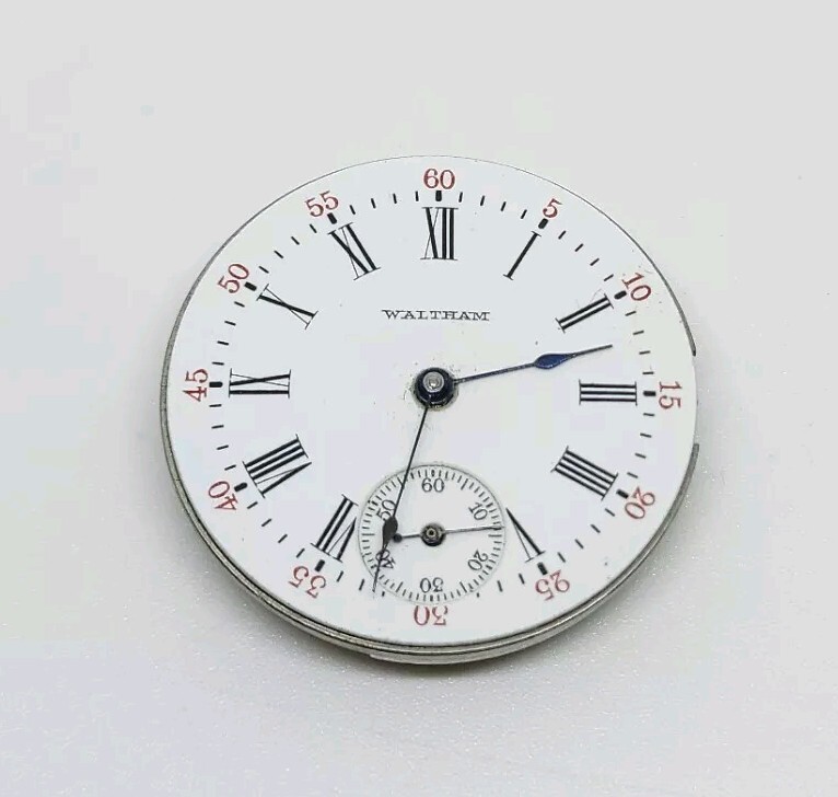 1904 Waltham Model 1891 Grade Seaside 7J 0s Pocket Watch Movement For Repair