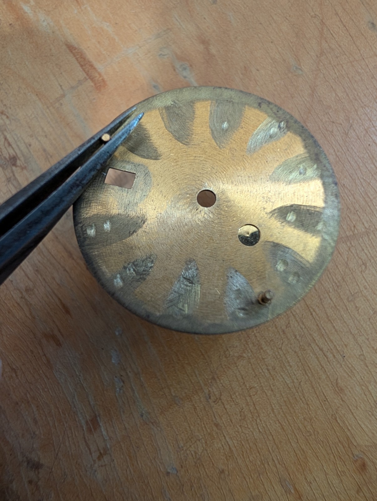 Rolex Submariner Black Glossy Tritium Dial ref 16800 with patina