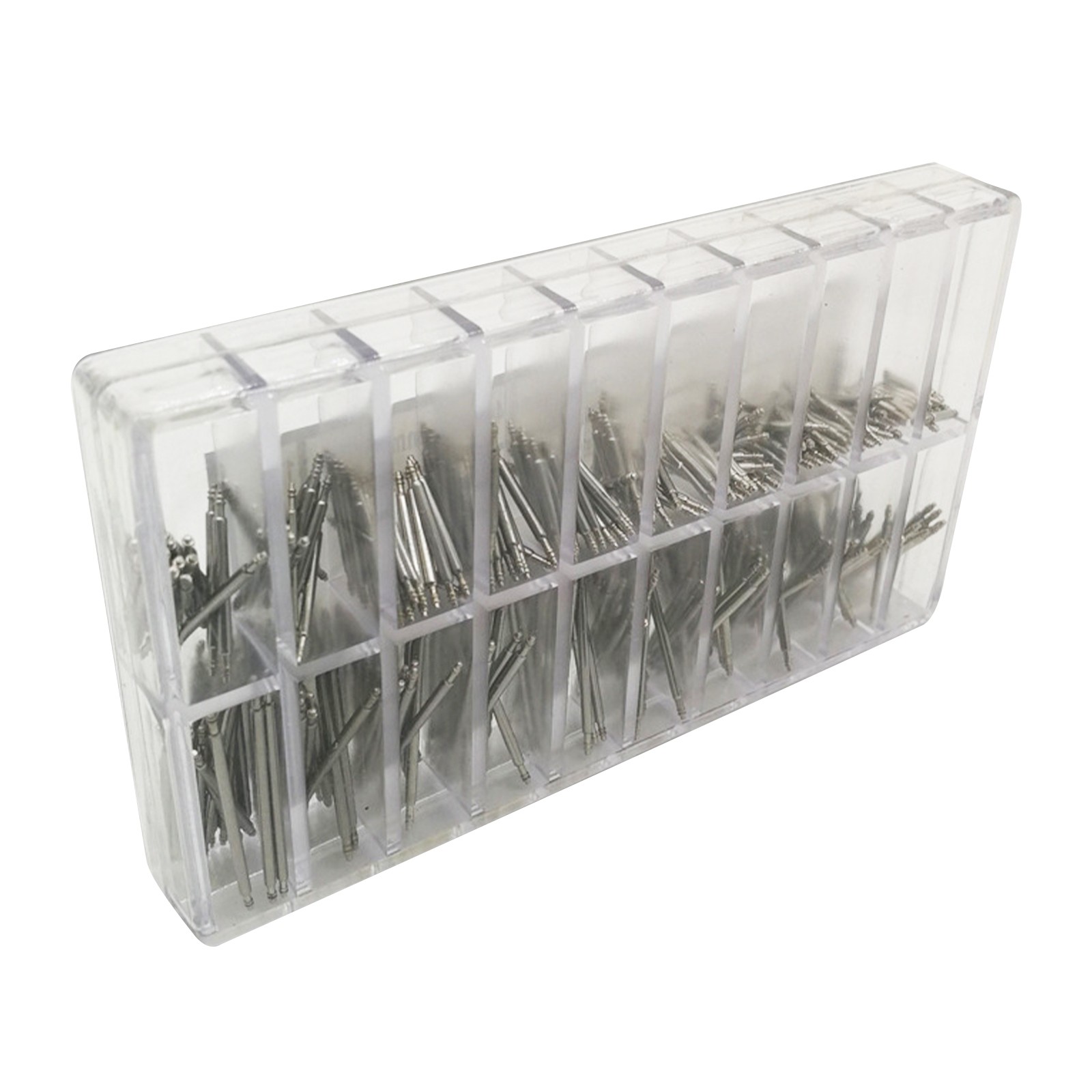 360pcs 8-25mm Stainless Steel Watch Spring Bars Strap Link Pins Repair Tool
