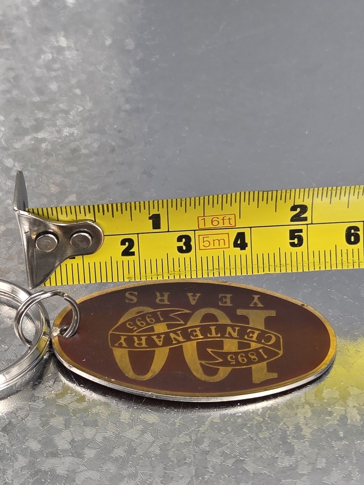 Rotary Watch 1895-1995 Centenary 1995 Years Key Ring