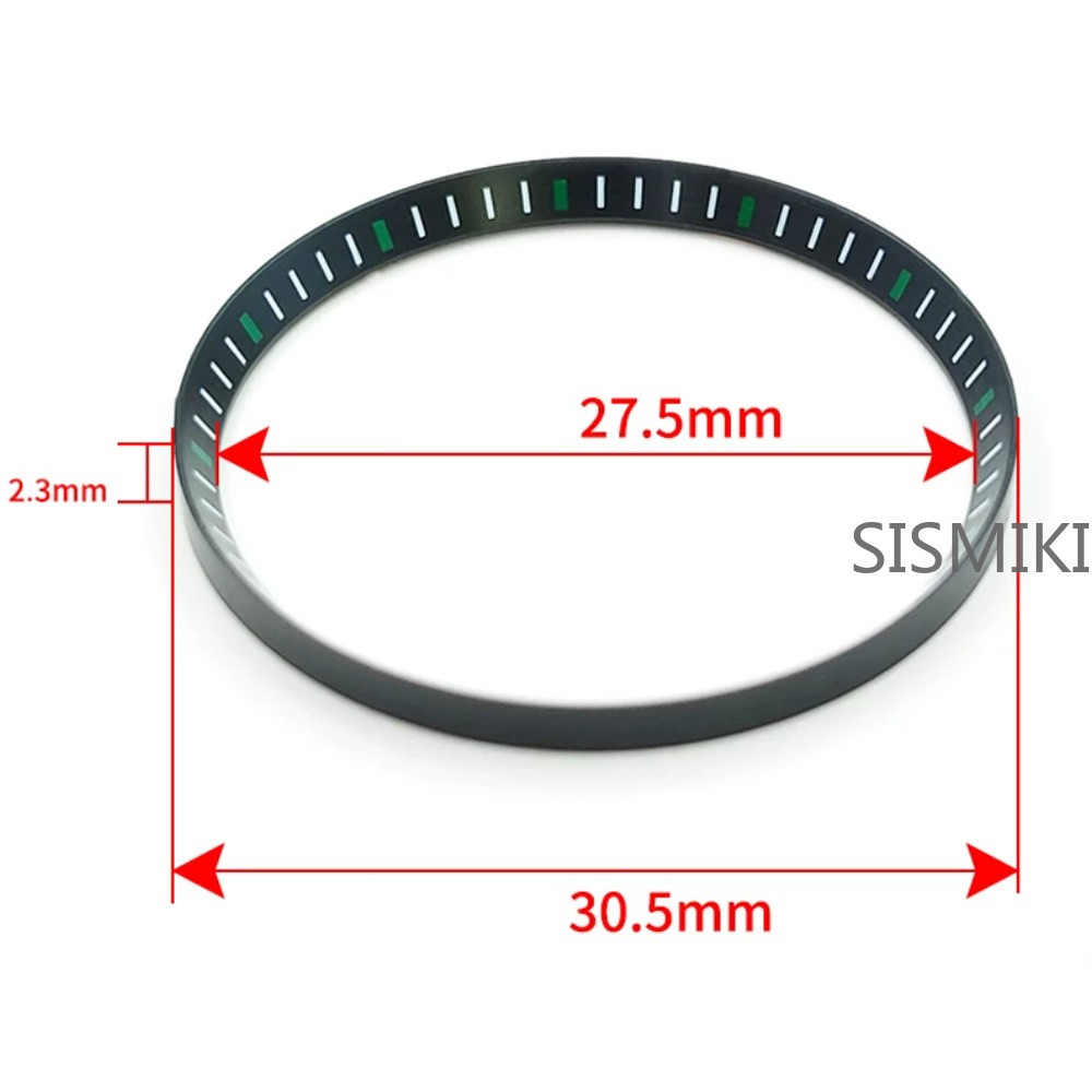 Matte Copper Metal Watch Chapter Ring for SKX009 SKX007 SKX011 SKX171 7S26 SRPD