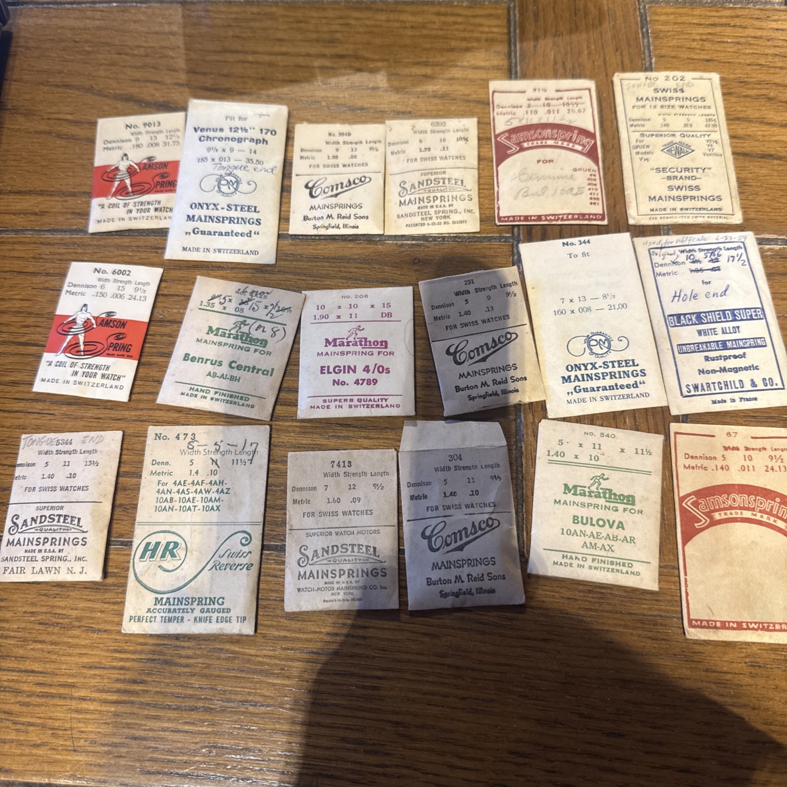 Vintage Mainspring Lot 18