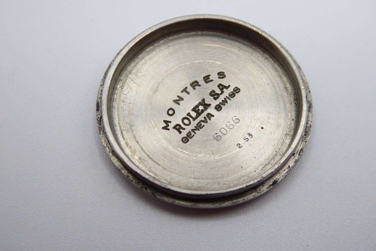 Rolex Oysterdate Precision fond Case back 6066