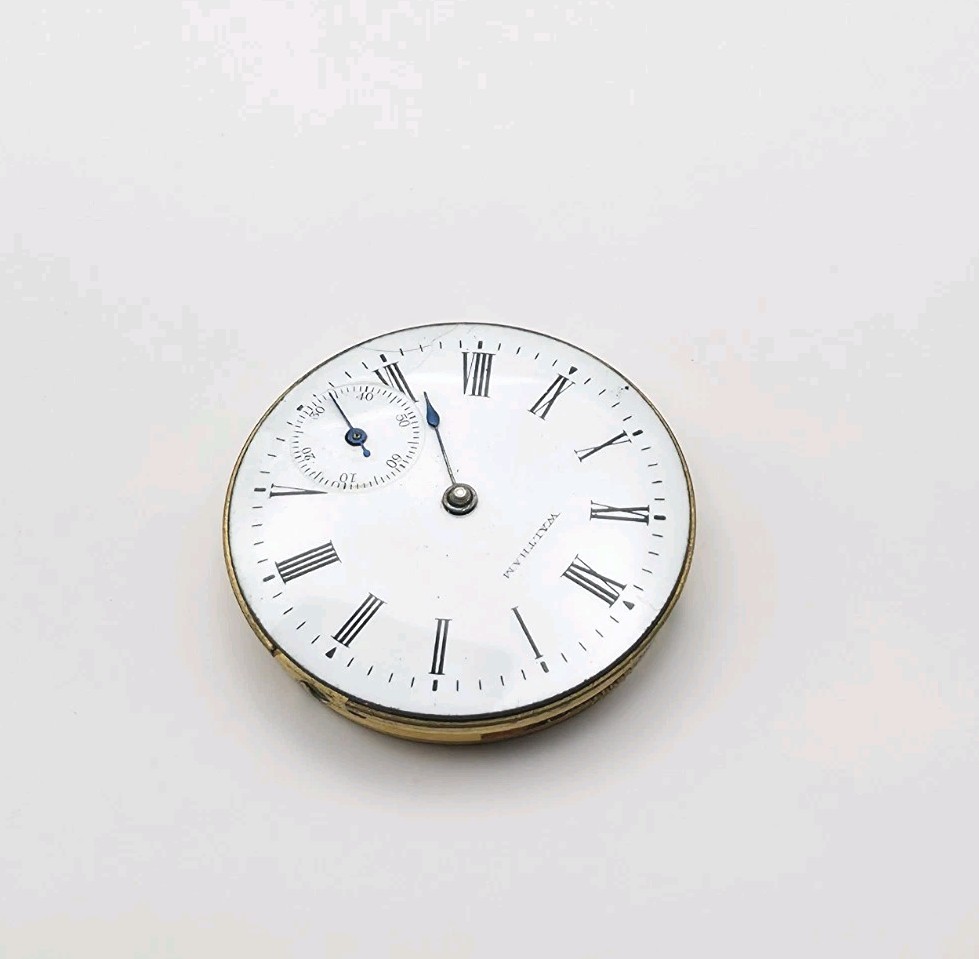 1901 Waltham Model 1891 Grade Seaside 7J 0s Pocket Watch Movement For Repair