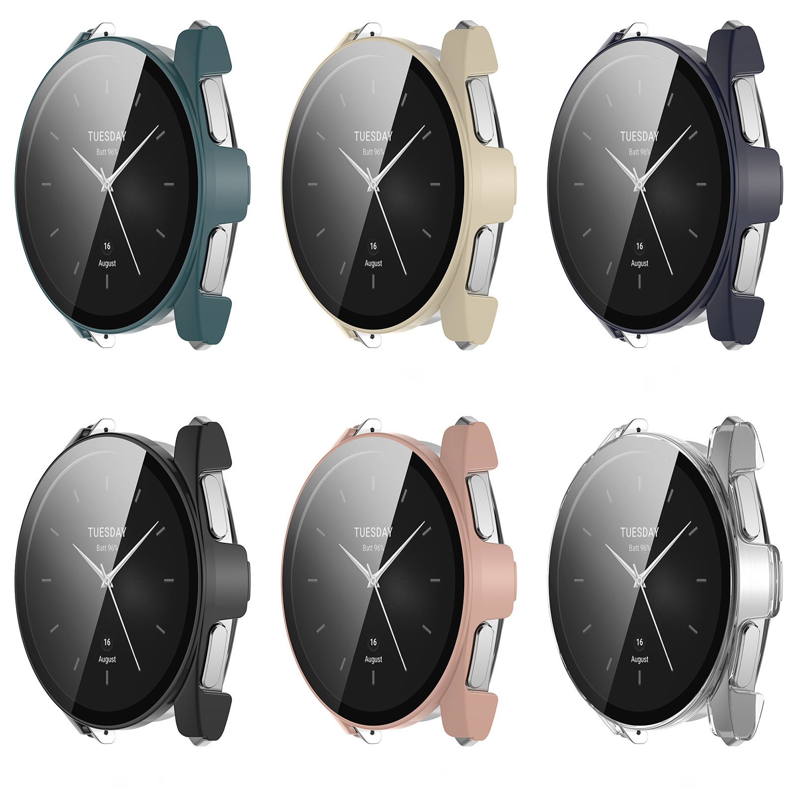 Watch PC Case Film in One Protective Case Tempered Film Accessories for Xiaomi