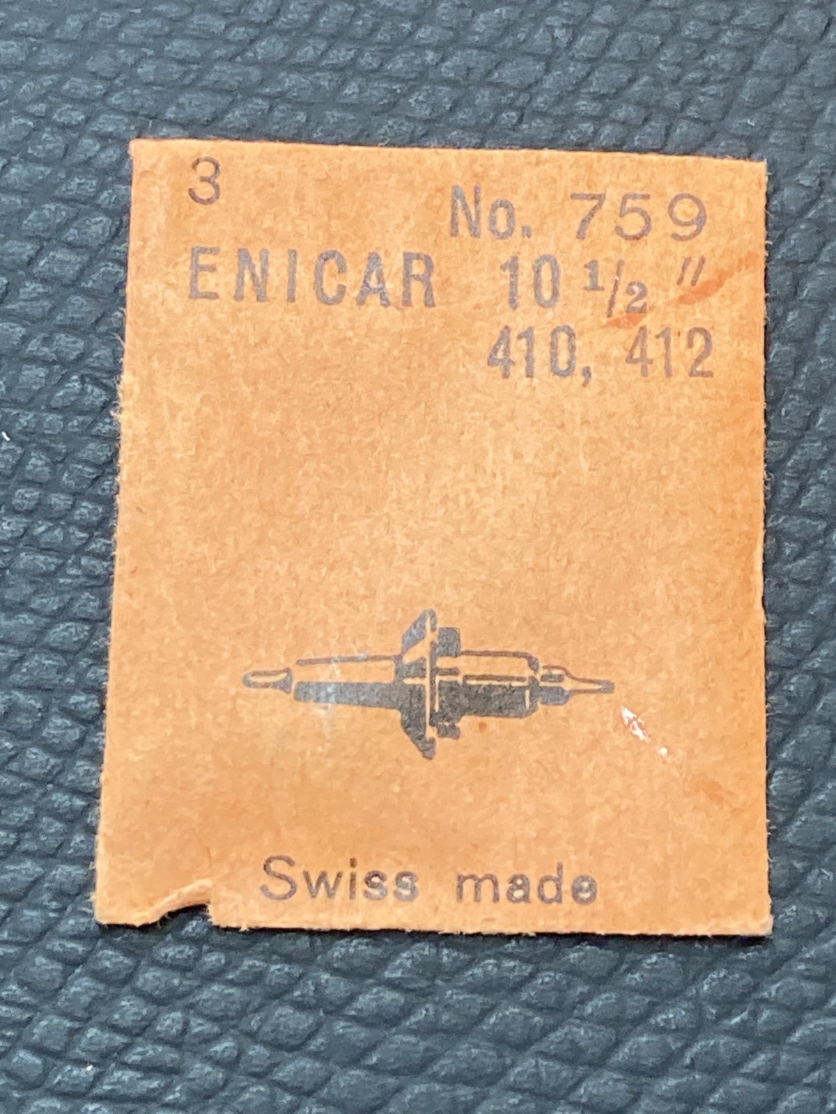ENICAR 410 RONDA #759 Sealed Pack of 3 Balance Staffs