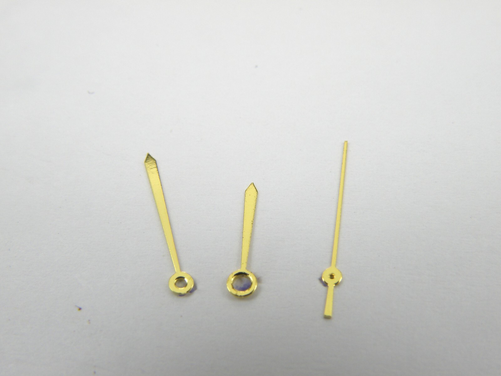 Watch Hand 3 Set Gold Tapired Hands 120 / 70 / 20 ETA Ronda Miyota Quartz