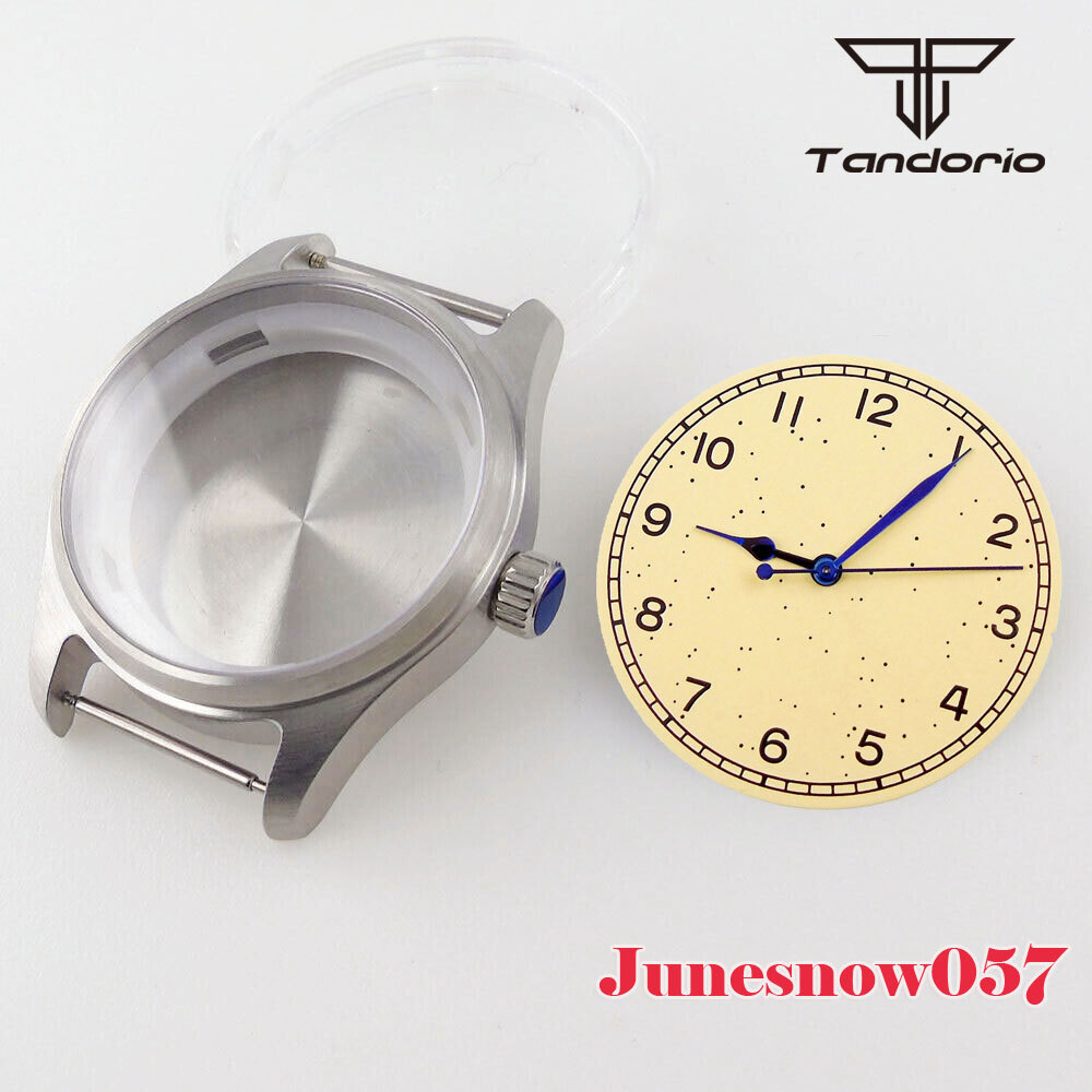39MM Polit Watch Case Watch Hands Dial Set Fit For NH35A NH36A NH34A SKX ETA2824