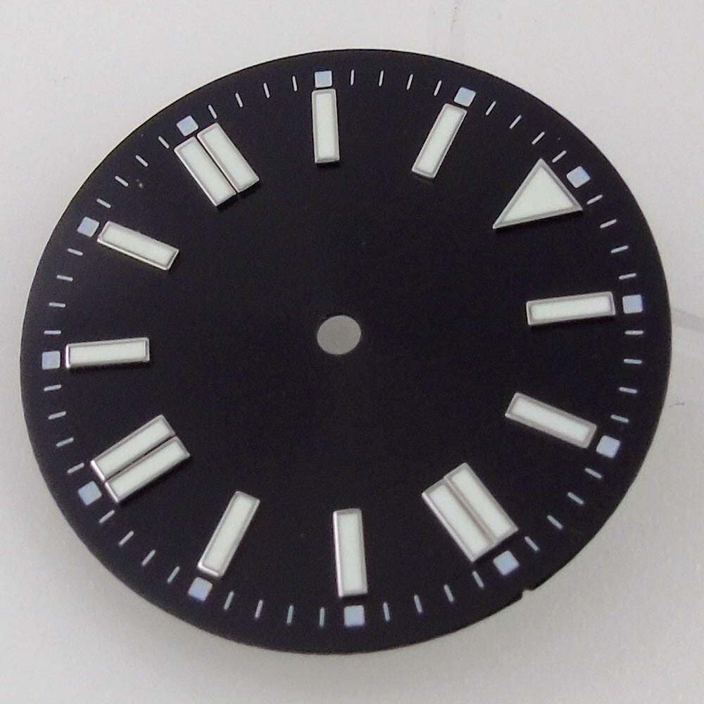 31mm Multicolor Watch Dial Blue Lume Fit NH35 Miyota82 Series ETA2824 Movement
