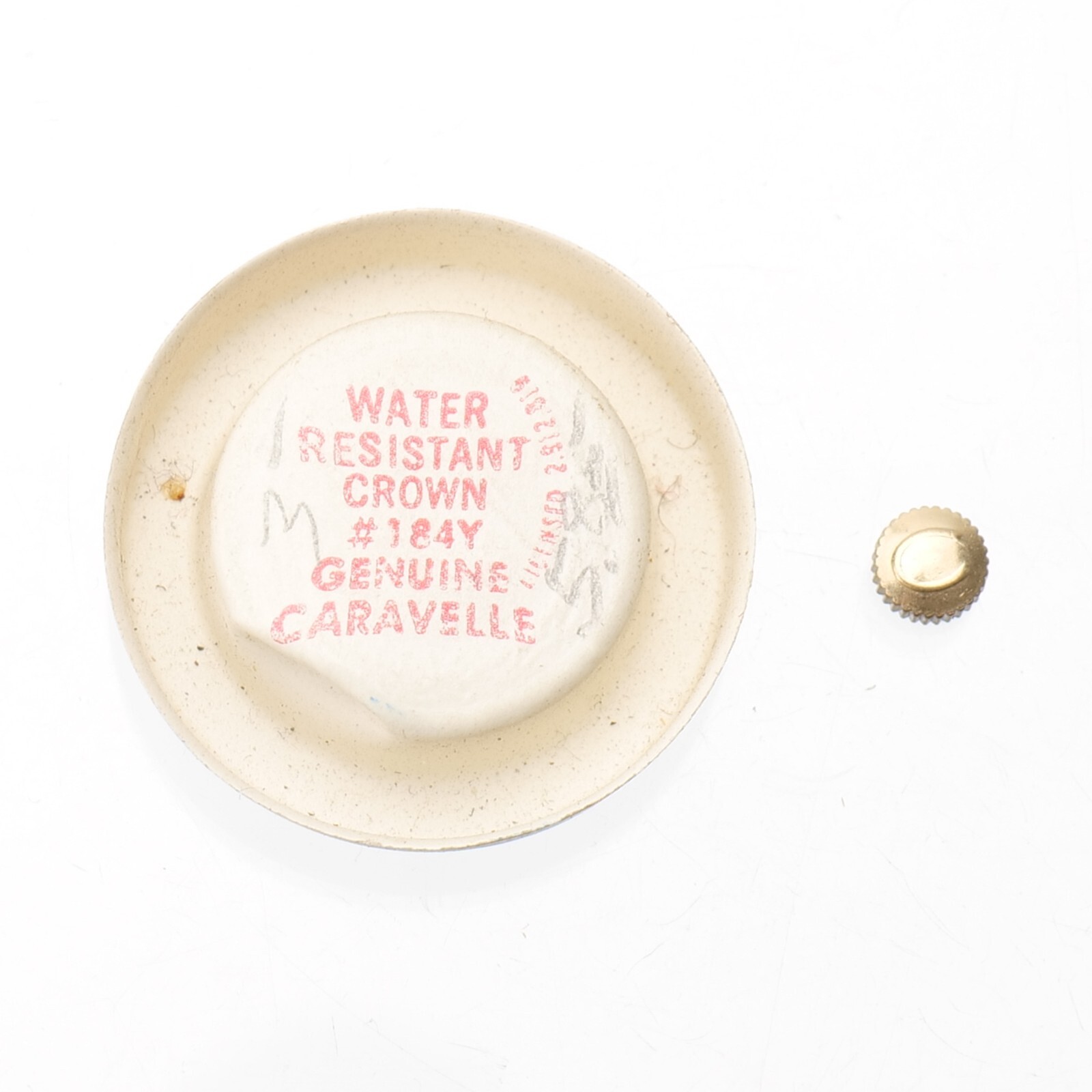 Vintage Genuine Bulova Caravelle Watch Crown Part #184Y New Old Stock (C5D21)