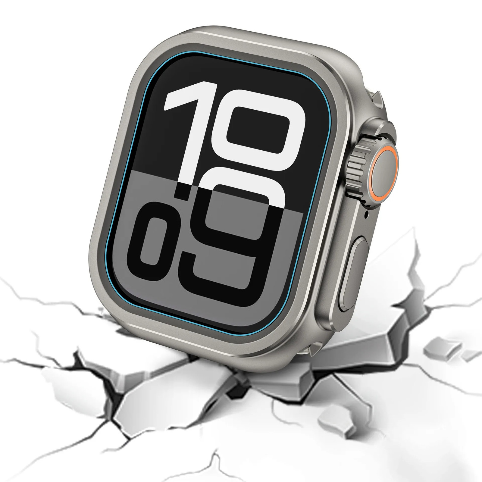 Metal Bumper Case For Apple Watch 46mm 45mm 44mm Protector Frame Cover For iWatc