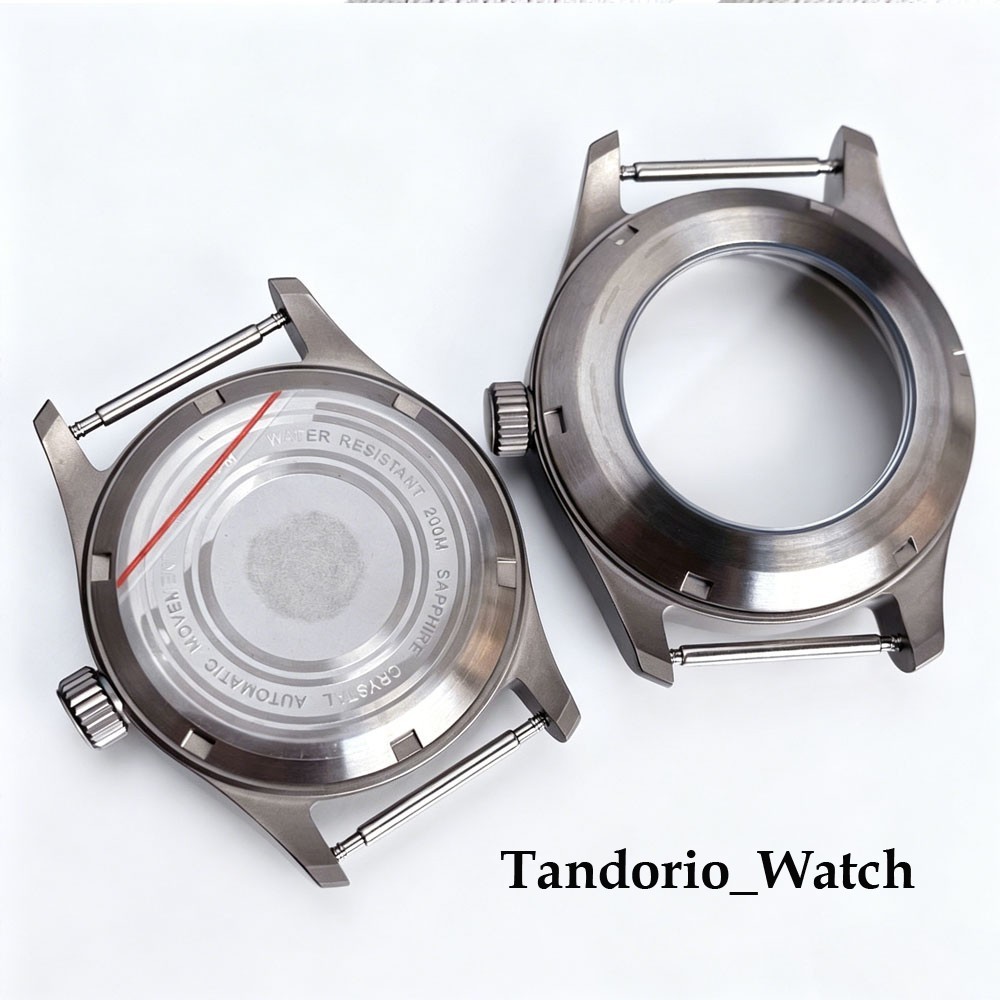 36mm/39mm 20ATM Titanium Pilot Diver Men Watch Case For NH35 PT5000 Miyota 8215