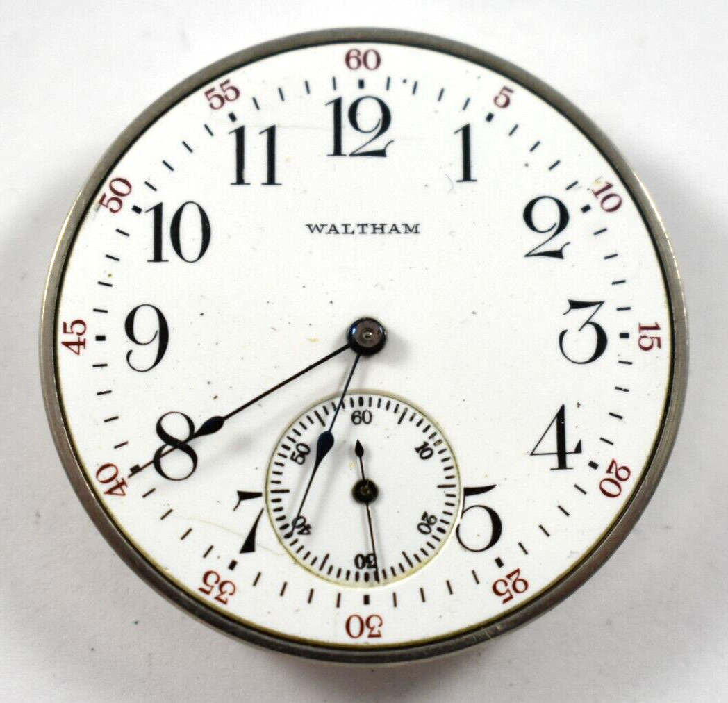 Vintage Waltham Grade 225 12s 15J OF Pocket Watch Movement lot.fa