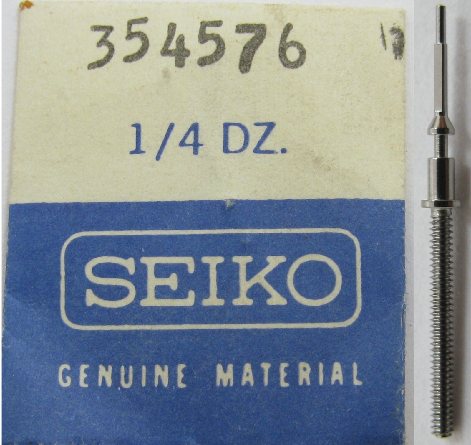 Seiko 354576 watch part: one stem Y561A Y562A Y563A Y572A Y573A Y504 Y512 tap 10