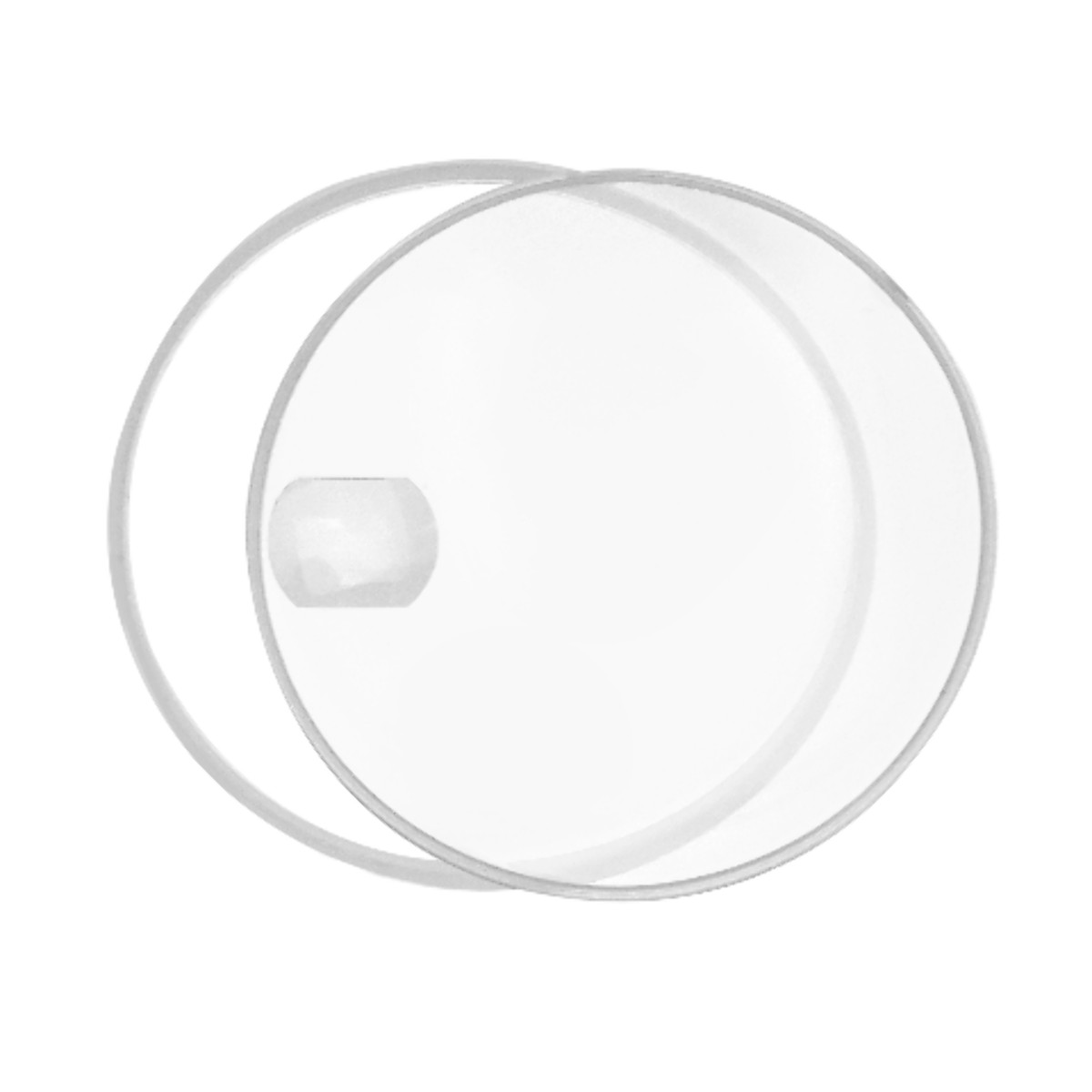 30.70mm Transparent Sapphire Replacement Watch Crystal Round Flat