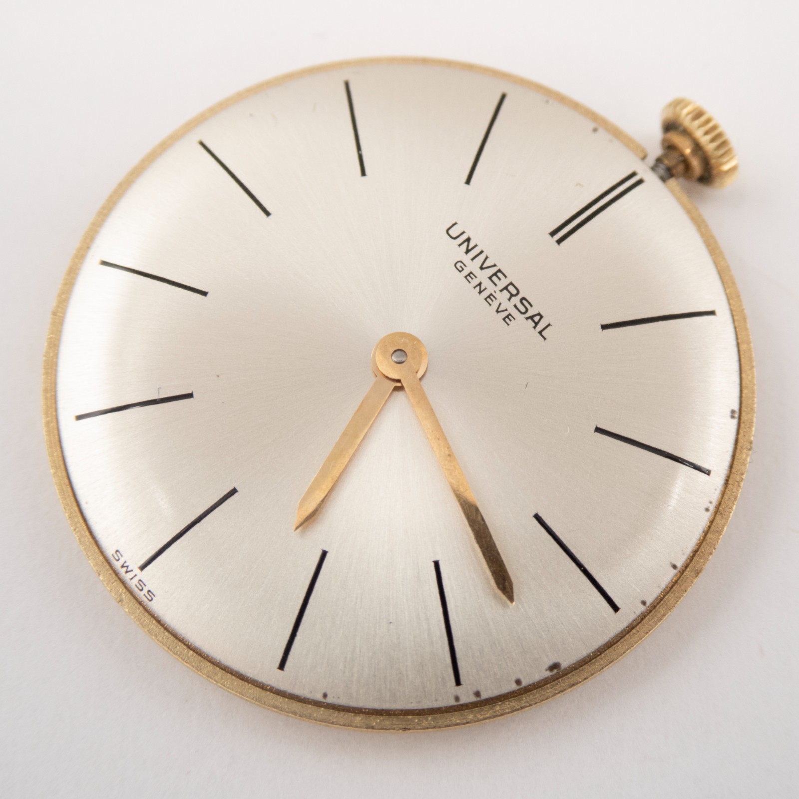 Vintage Universal Geneve Caliber 820 17-Jewel Wristwatch Movement, Runs