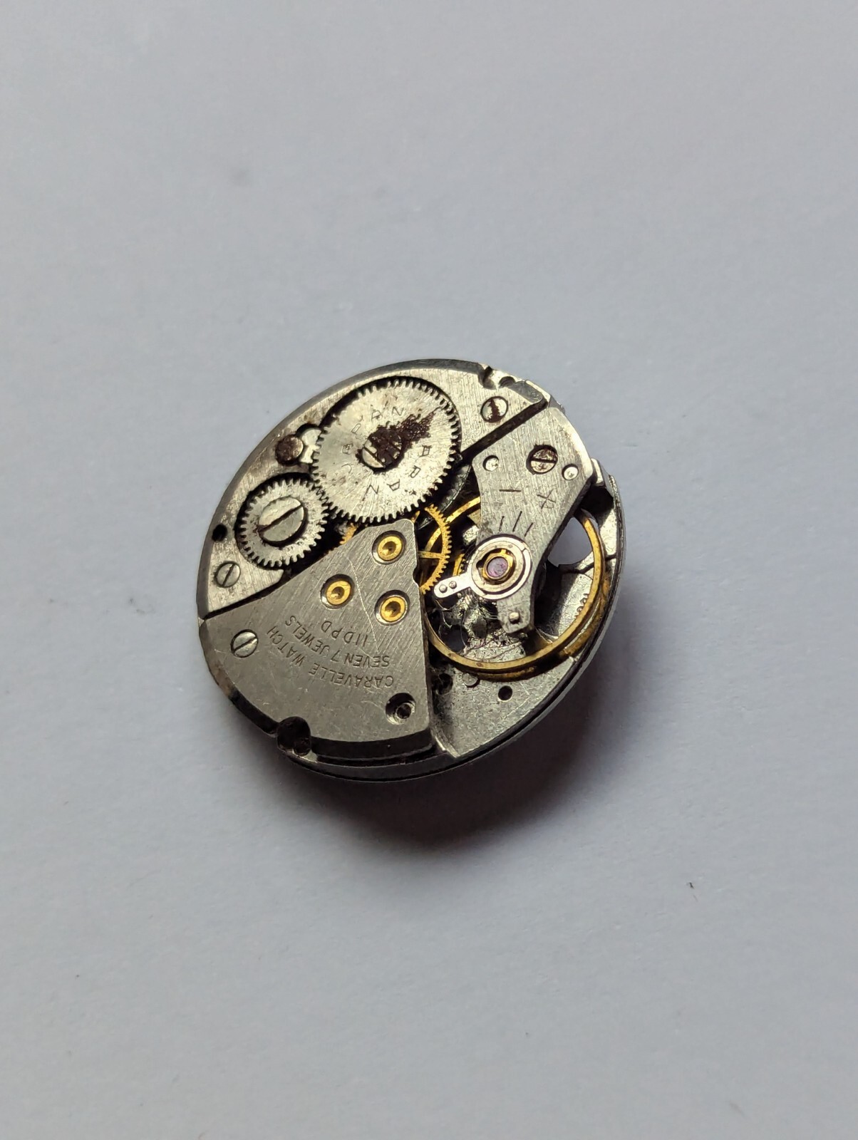 Vintage Caravelle 11DPD/1821 Mechanical Watch Movement (Untested)