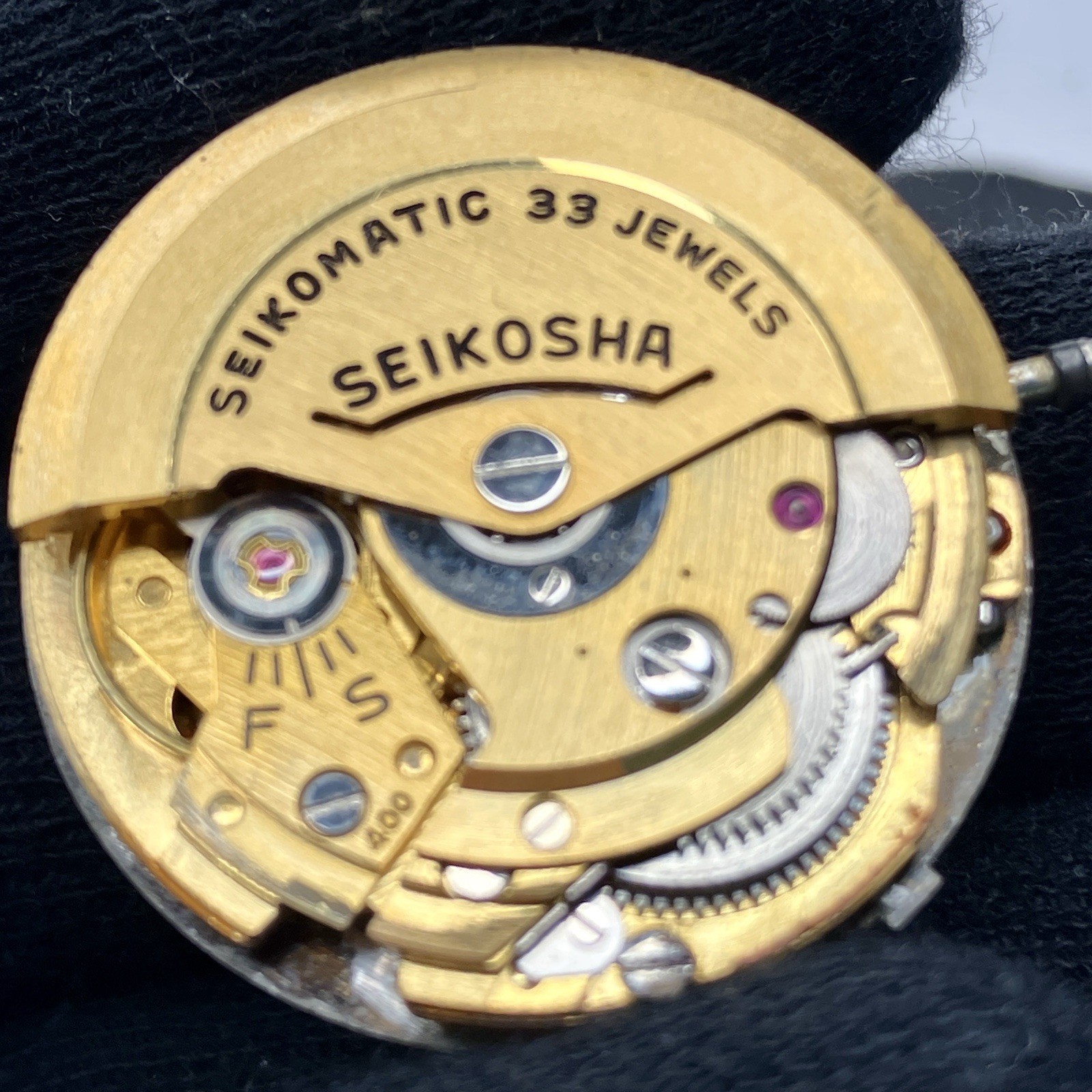 Rare Vintage Seiko Seikomatic Weekdater J13080 Cal 400 33J Automatic Movement