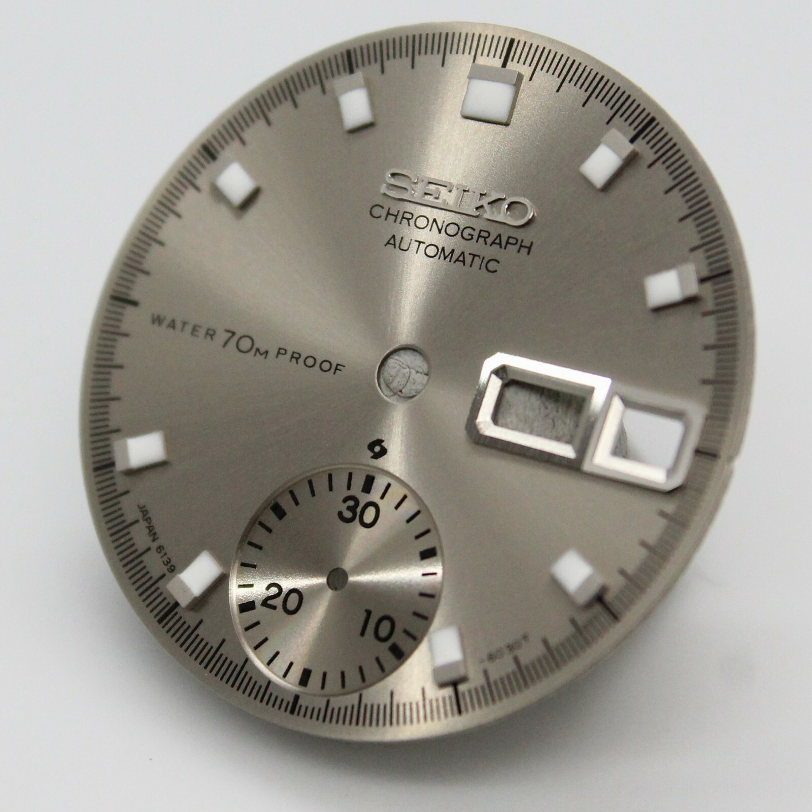 Silver Proof Dial Vintage Seiko Chronograph 6139-6005 6139-6007 6139-6009 Pogue