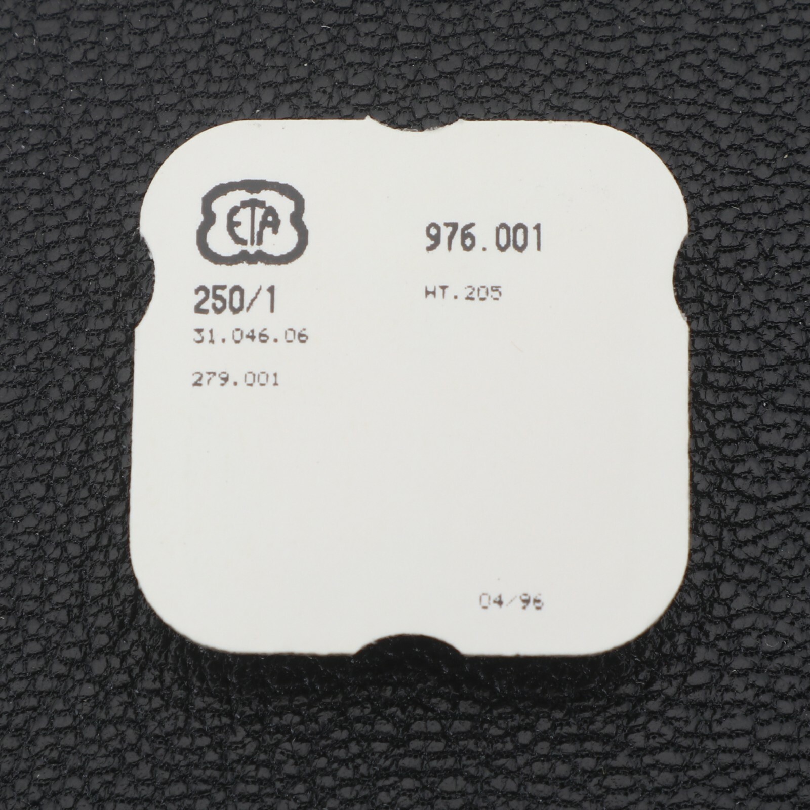 Genuine ETA 976.001 #250/1 Hour Wheel 31.046.06 New Old Stock Watch Part (G5D10)
