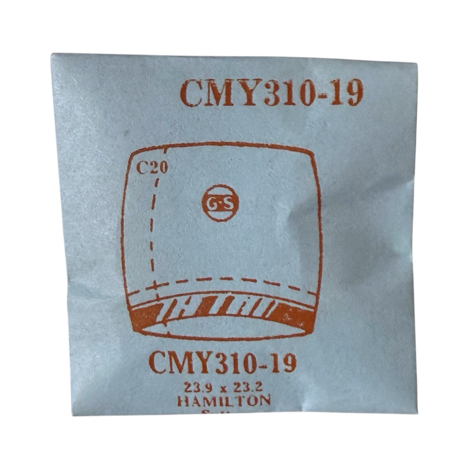 NOS Germanow-Simon Hamilton Sutton Crystal CMY310-19 UNSEALED FOR PARTS