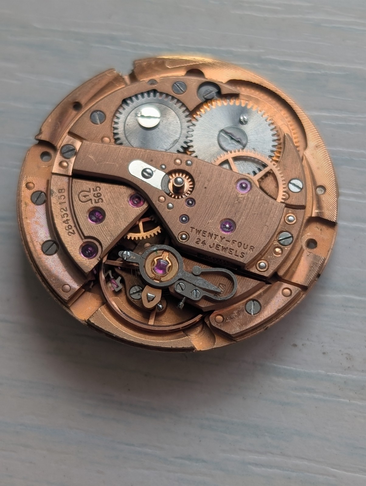 Vintage Omega 565 Automatic Watch Movement (Incomplete/Good Balance)