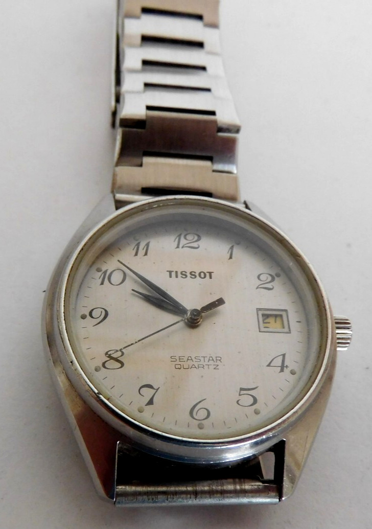 GENTS TISSOT SEASTAR LE LOCLE SWISS QUARTZ. CASE # 140210 MOVEMENT #2031