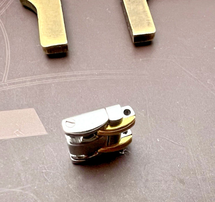 Concord Watch Link SARATOGA NEW Stainless Steel & 18k Gold 12mm Swiss Made