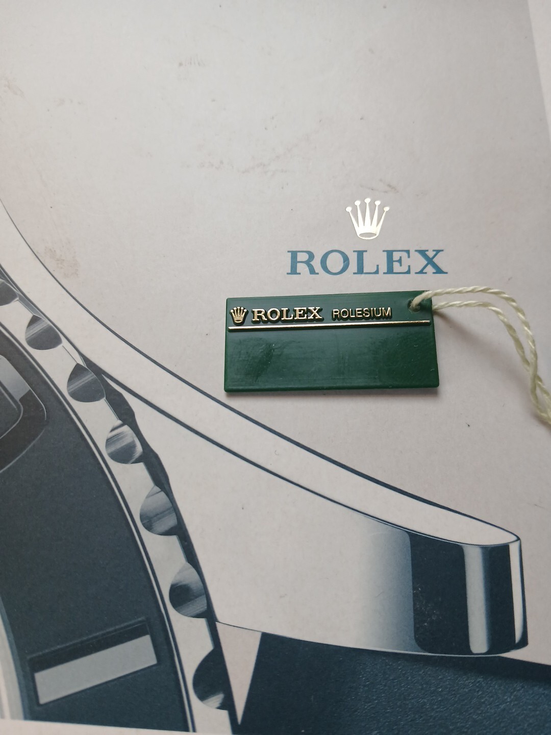 Rolex Swing Tag Rolesium Yacht-master