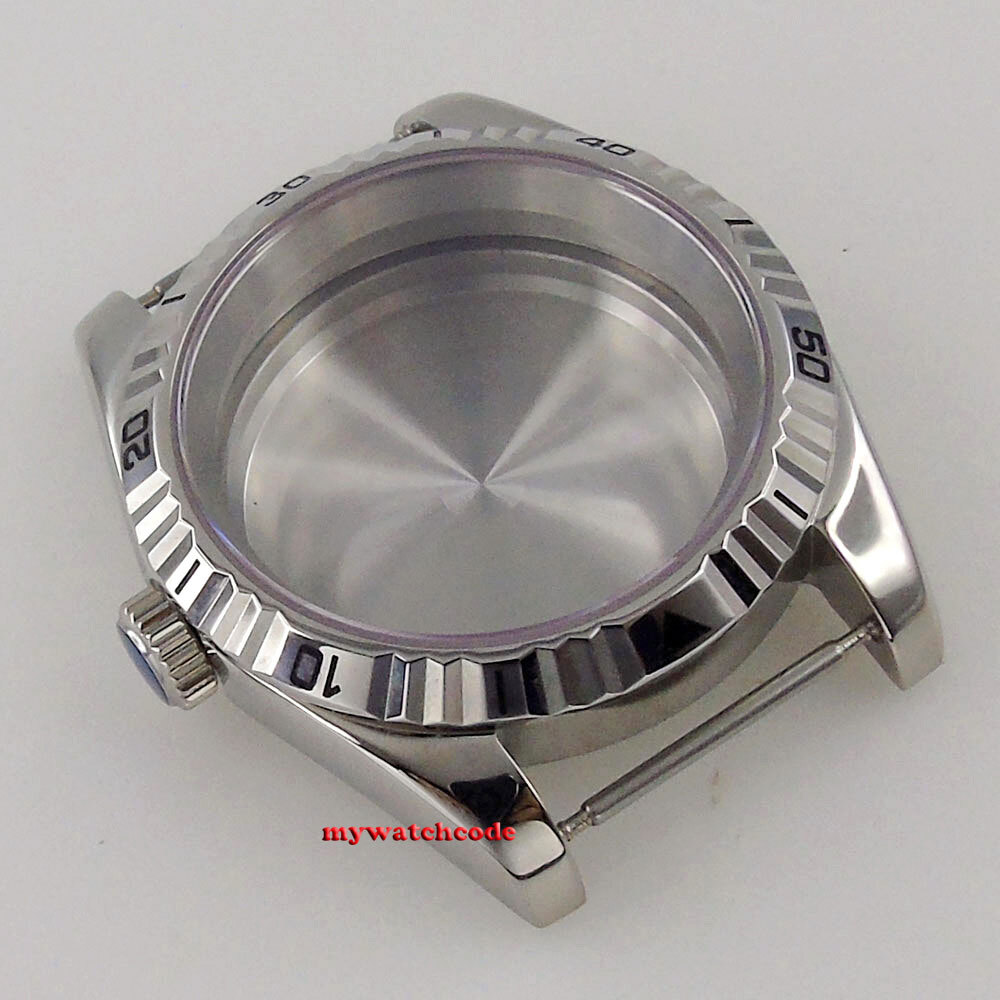 Fixed 39mm Sapphire Glass Automatic Watch Case Fit NH34A NH35A NH36A Movement