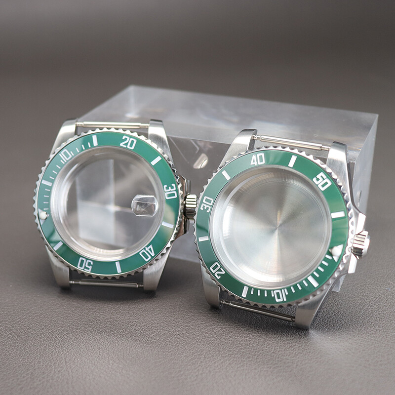 40mm Diver Watch Case Ceramic insertion frame Sapphire For Seiko nh35/36Movement