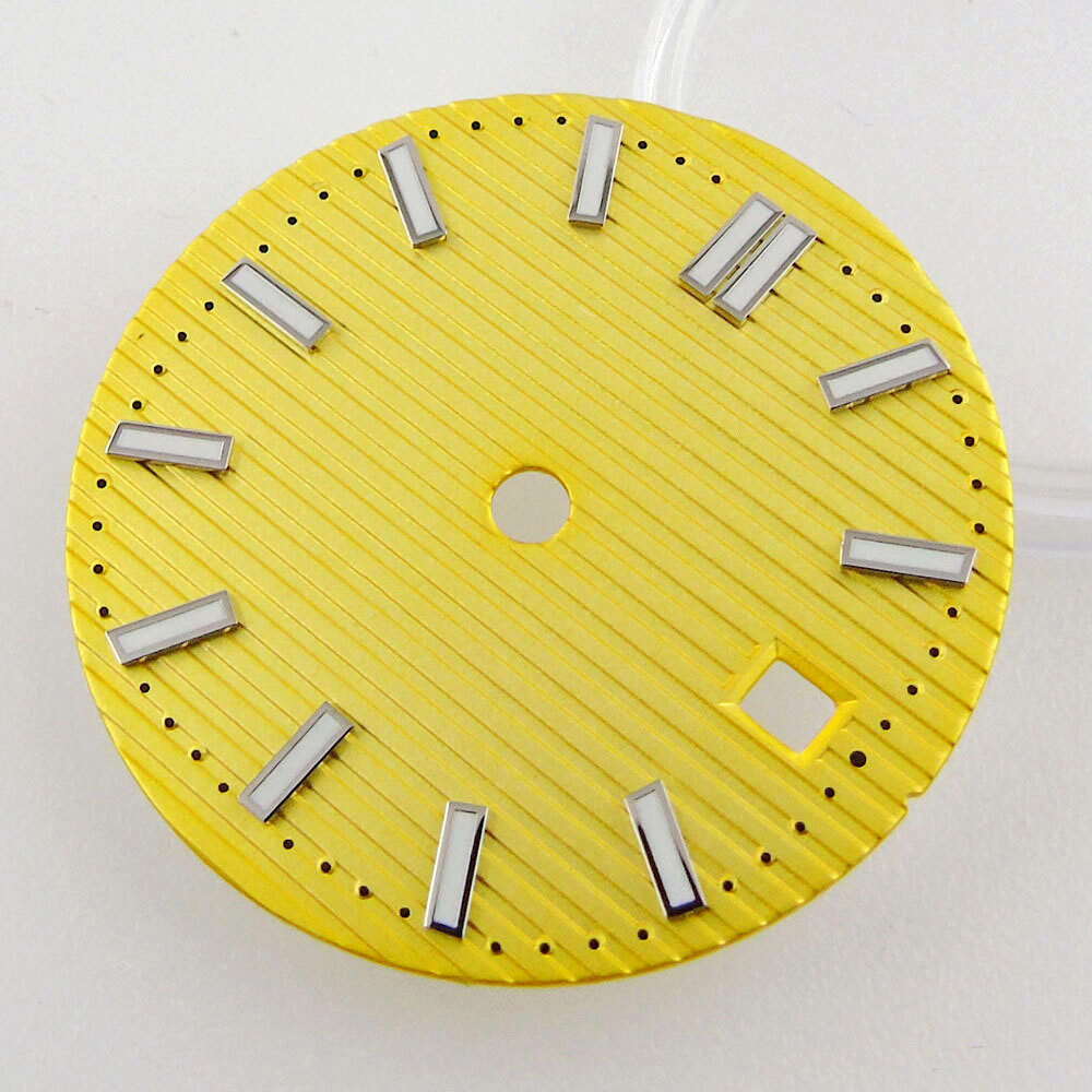 New Bliger Square Watch Case Sky Blue/yellow/green/brown/black 29.8 mm Dial