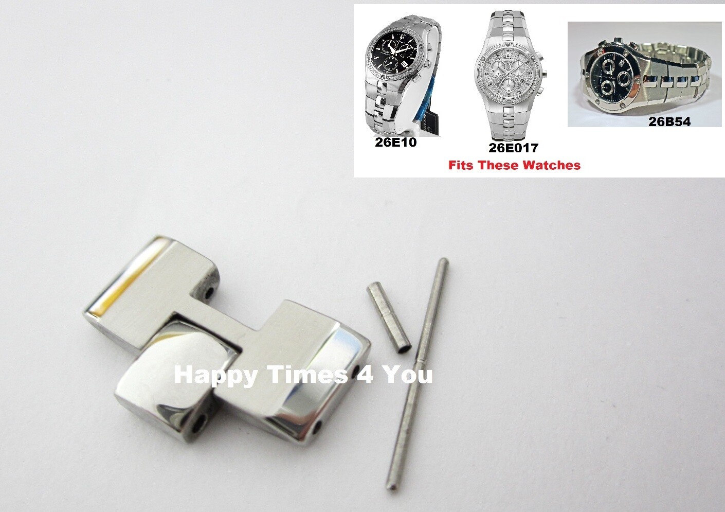 Round Accutron Lucerne Chronograph Watch Link