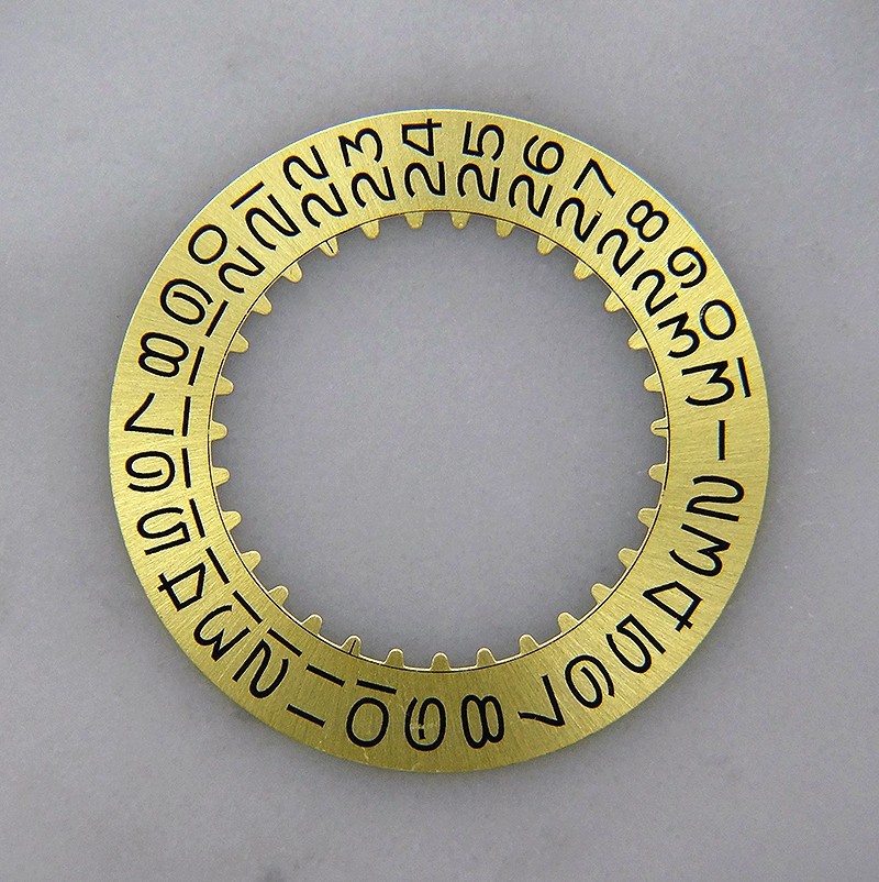 Genuine Rolex Submariner 1680 GMT 1675 Gold Metallic Date Disc 1560 1570 1575
