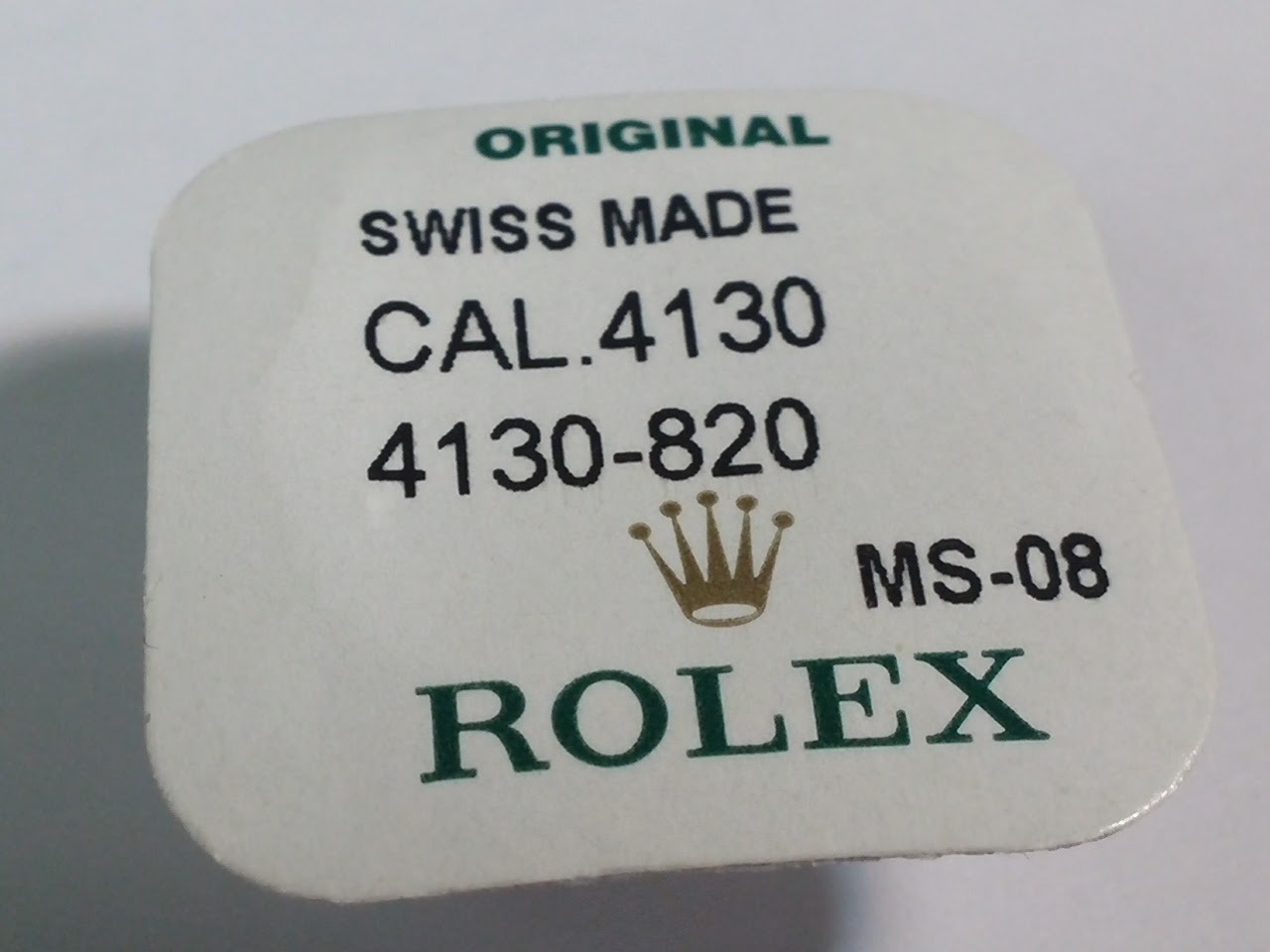 ROLEX 4130 820 Chronograph Wheel – NOS – SEALED/NEW pack, for watch repair