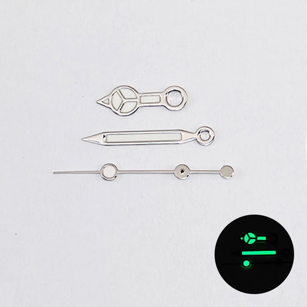 Watch Hands For NH35 NH36 7S36 4R36 Movement Blue Green Luminous Watches Needles