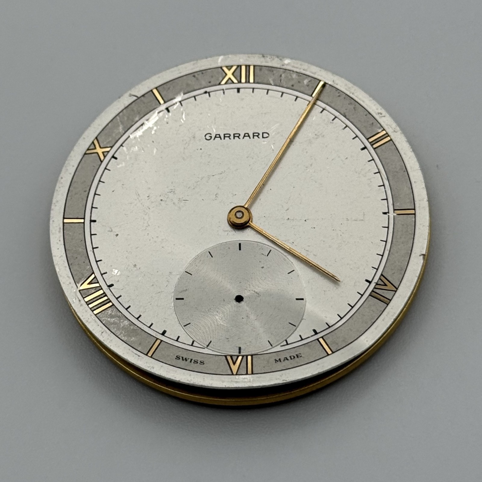 Vertex Revue 65 Pocket Watch Movement – Garrard – Parts / Repair