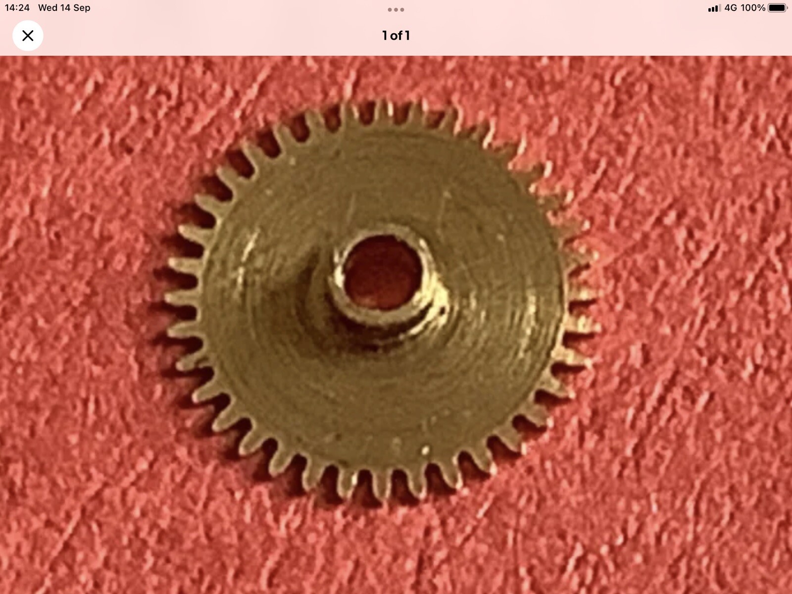 CLASSIC WATCH PART. . LUCH 2209 HOUR WHEEL.