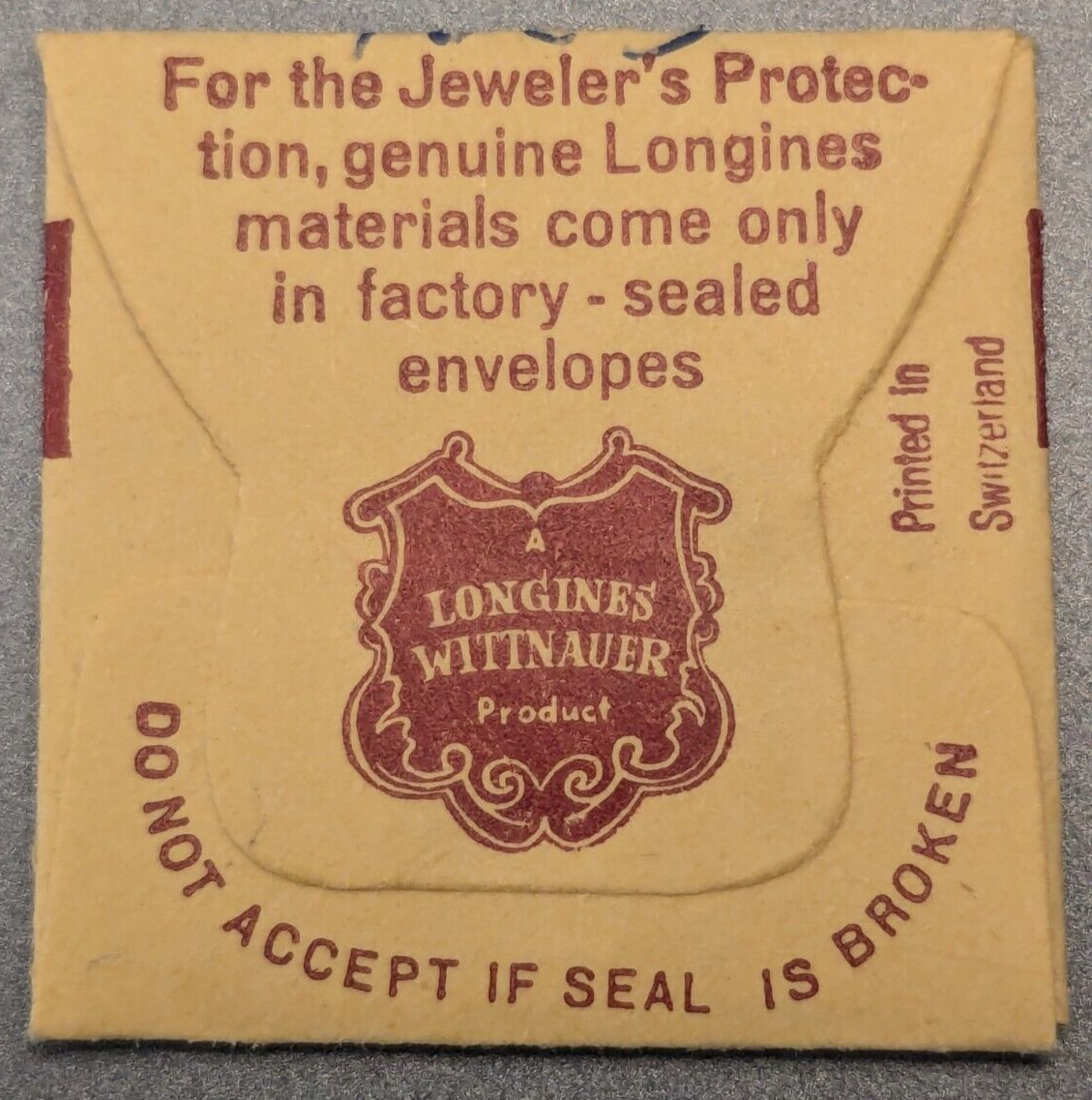 NEW Longines Genuine Material Cal. 370 Balance Jewel Set Part# 630/631