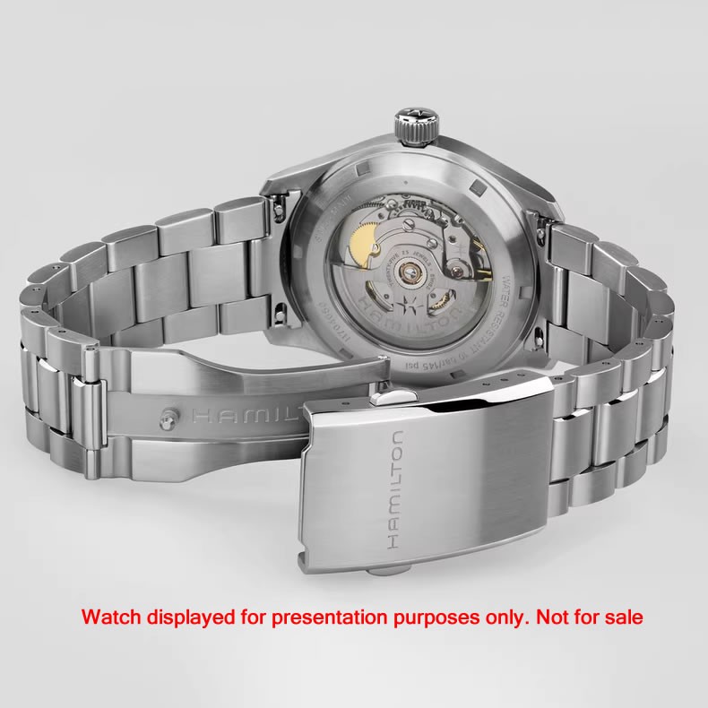 Hamilton Auto Chrono Original Steel Folding Clasp, Butterfly Clasp 18MM 20MM