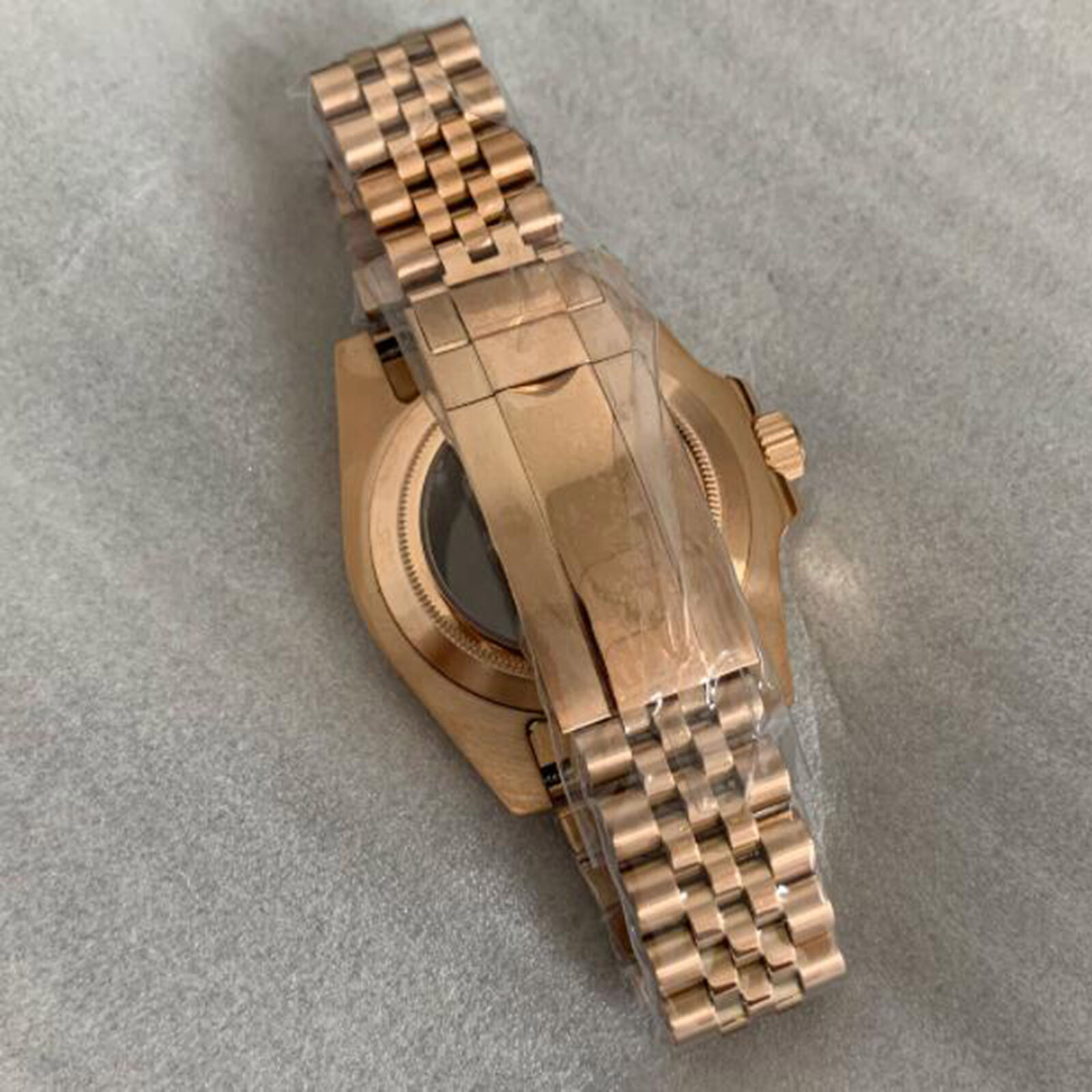 40mm SUB Stainless Watch Case Strap Ring Kit Sapphire Glass For NH35/36 Movement